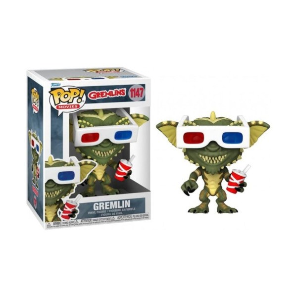 Funko Pop! Movies 1147 | Gremlins | Gremlin with 3D Glasses 9Cm