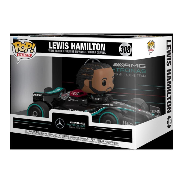 Funko Pop! Rides 308 | Formula 1:  Ride Super Deluxe | Lewis Hamilton