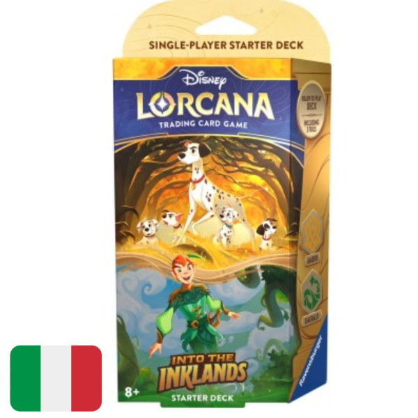 Lorcana | Nelle Terre d'Inchiostro | Starter Deck | Amber/Emerald Ita