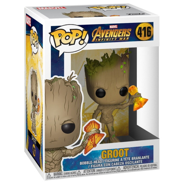 Funko Pop! Marvel 416 | Avengers Infinity War S2 | Groot W/ Stormbreaker 9 cm