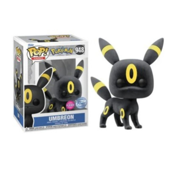 Funko Pop Games 948 | Pokémon | Umbreon (Flocked) 9 cm