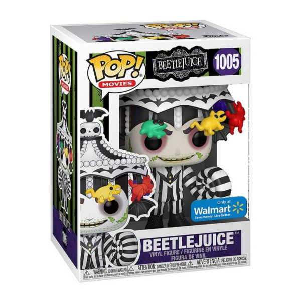 Funko Pop! Movies 1005 | Beetlejuice | Beetlejuice W/Hat 9cm