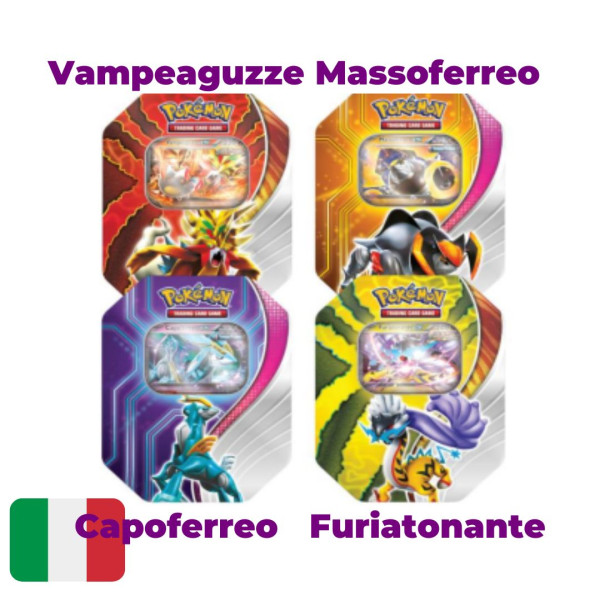 Pokemon | Tin Da Collezione | Scarlatto & Violetto | Destini Paradossali Ita