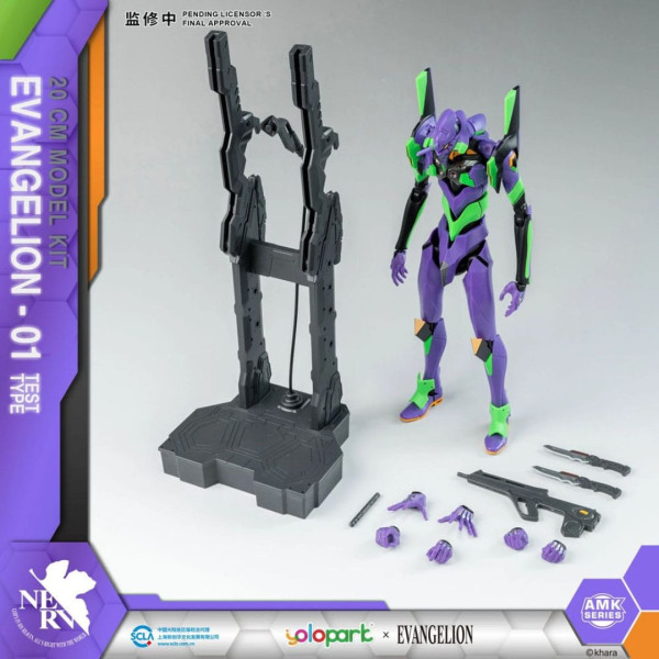 Yolopark | Neon Genesis Evangelion | AMK Series Plastic Model Kit | EVA-01