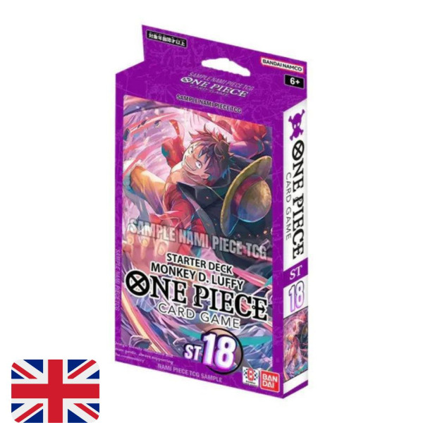 One Piece Card Game | Starter Deck ST-18 | Monkey D. Luffy Eng