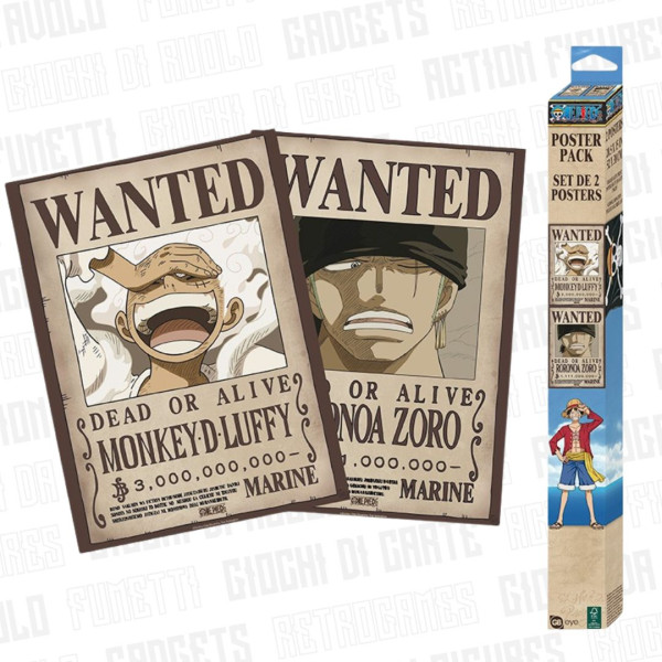 Abystyle | One Piece | Poster Wanted Rufy & Zoro