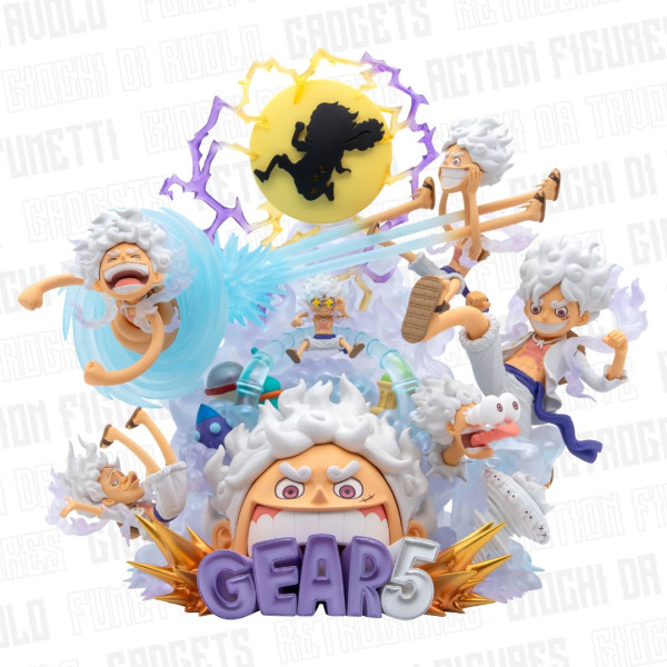 Bandai Tamashii Nations | One Piece | S.H. Figuarts World Collectable Premium | Monkey D. Luffy Gear 5 Special Diorama 21cm