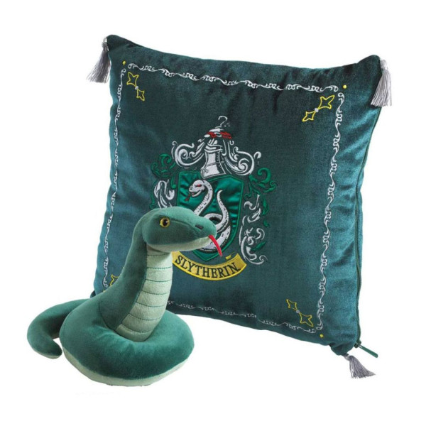 Harry Potter | House Mascot Cushion With Plush Figure Slytherin