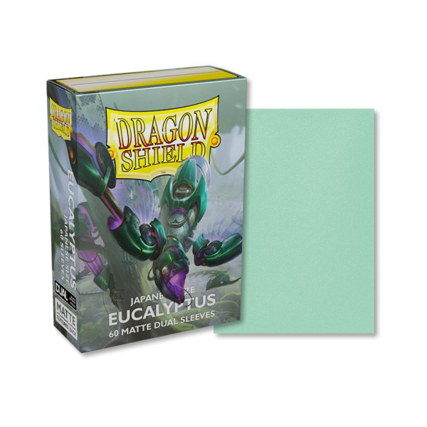 Dragon Shield | Bustine Protettive Japanese | Dual Matte Eucalyptus (60Pz)