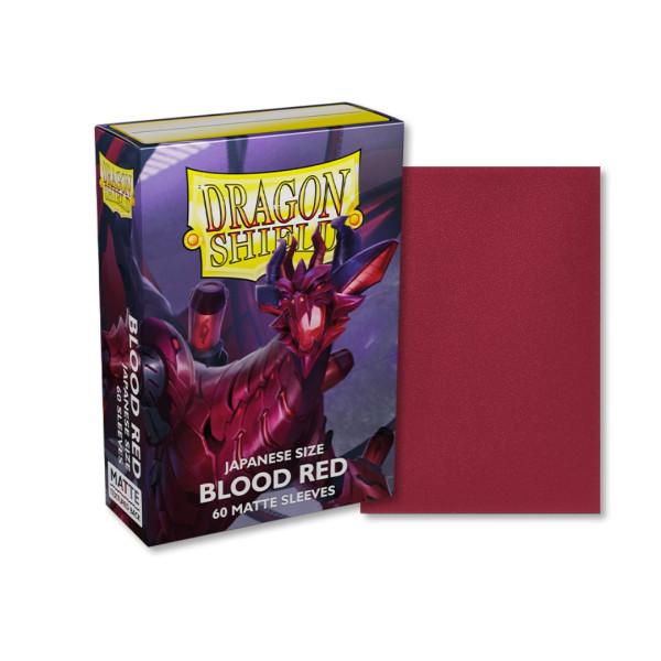 Dragon Shield | Bustine Protettive Japanese | Matte Blood Red (60Pz)