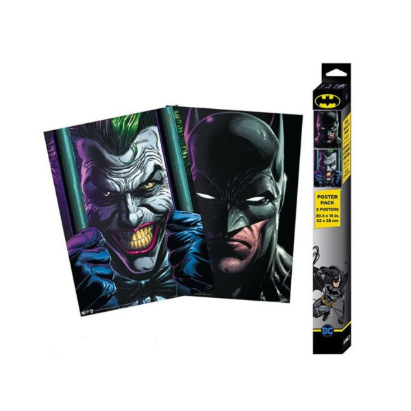DC Comics | Poster | Set 2 Chibi Posters Batman And Joker (52 X 38 Cm)