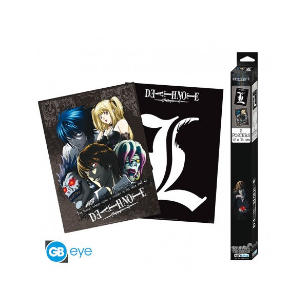 Death Note | Poster | Set 2 Chibi Posters | L & Group