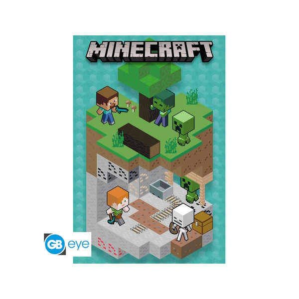 Minecraft | Poster | Into The Mine