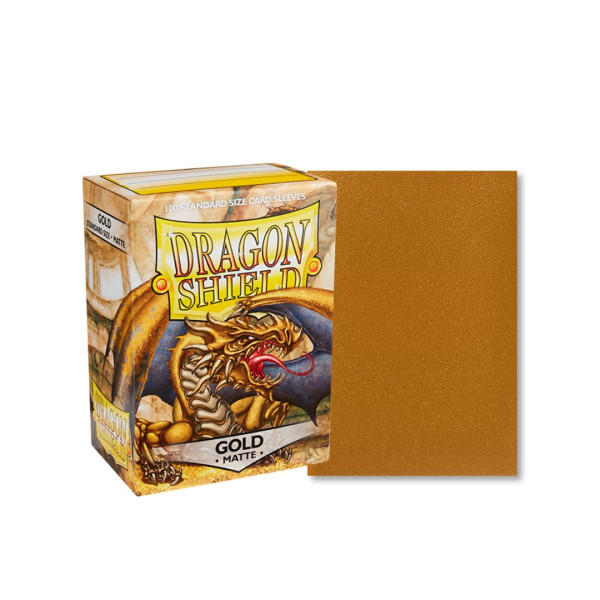 Dragon Shield | Bustine Protettive Standard | Matte Gold (100Pz)