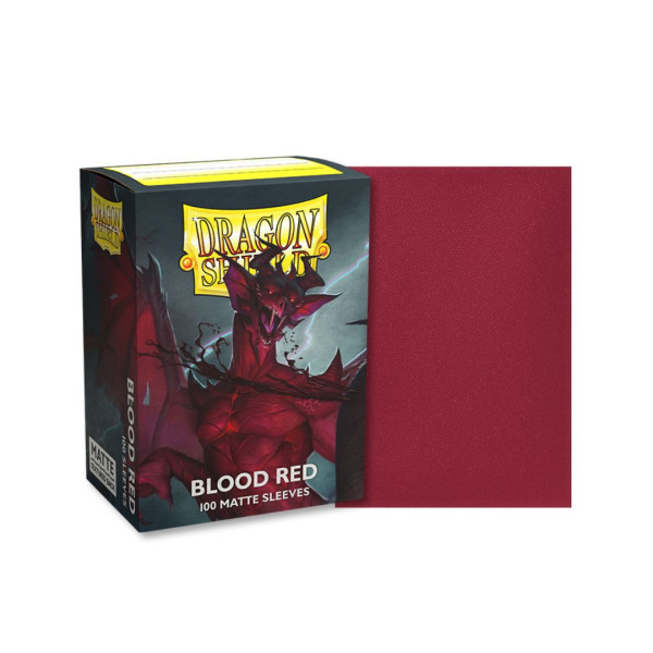 Dragon Shield | Bustine Protettive Standard | Matte Blood Red (100 pz)