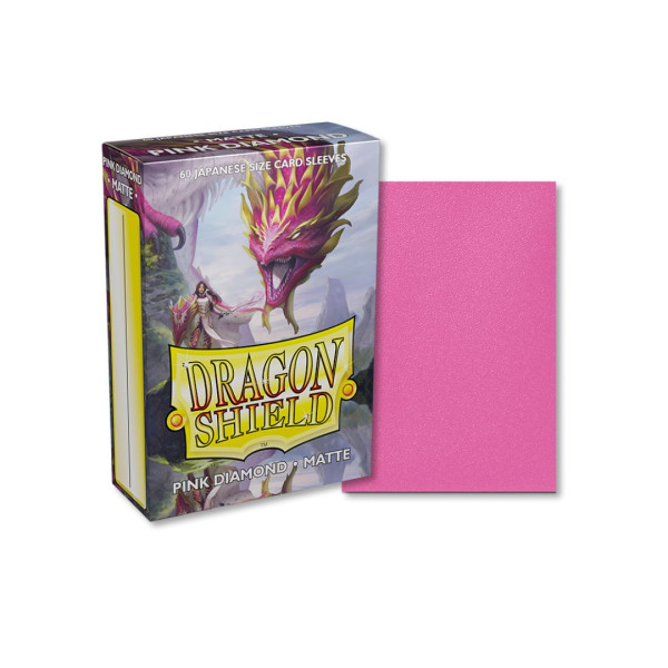 Dragon Shield | Bustine Protettive Japanese | Matte Pink Diamond (60Pz)