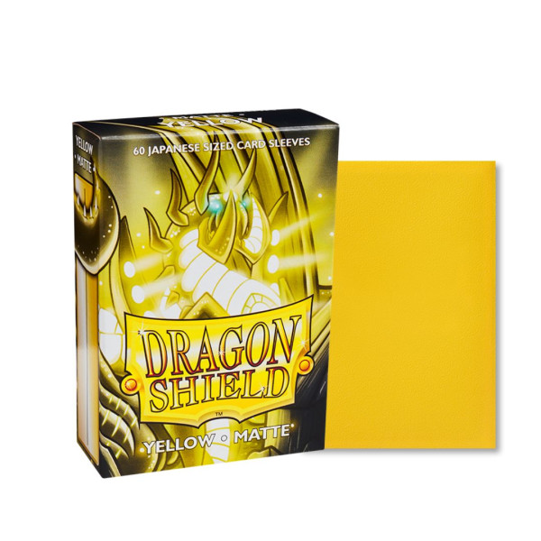 Dragon Shield | Bustine Protettive Japanese | Matte Yellow (60Pz)