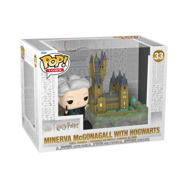 Funko Pop! Town 33 | Harry Potter: Chamber Of Secrets 20Th Anniversary | Minerva W/Hogwarts