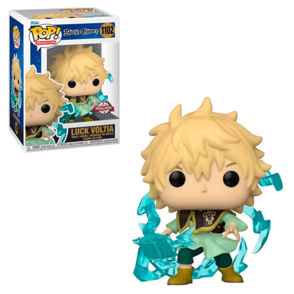 Funko Pop | Animation 1102 | Black Clover | Luck Voltia Special Edition 9Cm