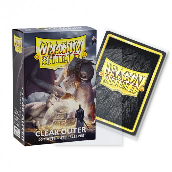 Dragon Shield | Bustine Protettive Standard | Outer Sleeves Matte Clear (100 Pz)