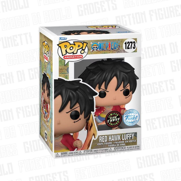 Funko Pop Animation 1273 | One Piece | Red Hawk Luffy 9Cm Special Edition (Chase)