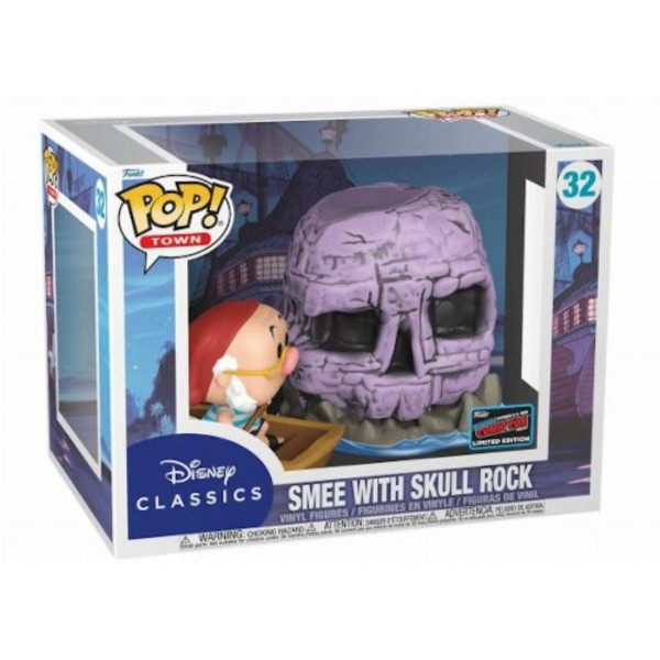 Funko Pop Town 32 | Disney Classic | Smee W/ Skull Rock 9Cm