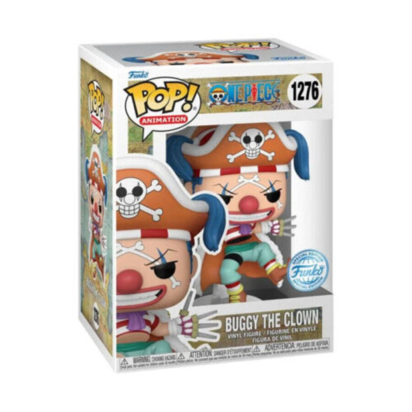 Funko Pop! Animation 1276 | One Piece | Buggy The Clown 9Cm