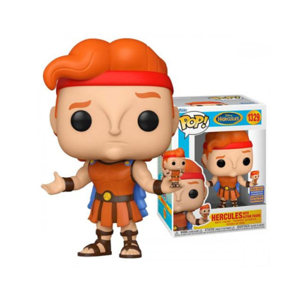Funko Pop! Disney 1329 | Hercules | Hercules w/Fig Exm 9Cm