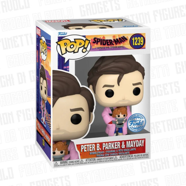 Funko Pop! Marvel 1239 | Spider-Man Across The Spiderverse | Peter B. Parker & Mayday 9 cm