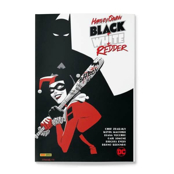 Harley Quinn | Black + White + Redder