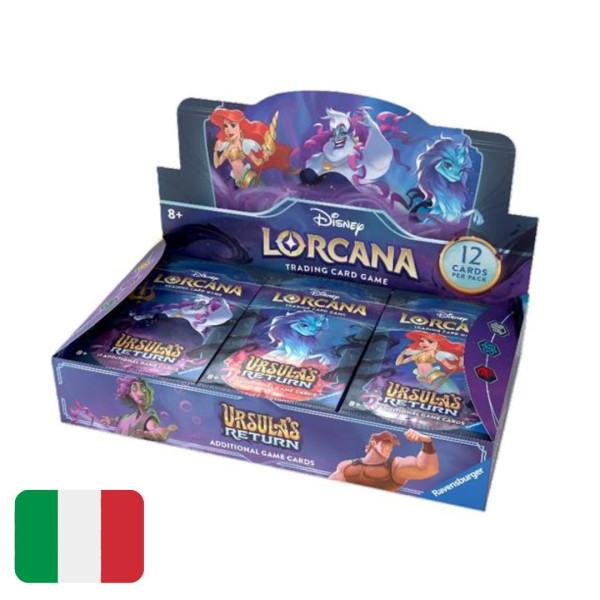 Lorcana | Il Ritorno di Ursula | Booster Box (24 Buste) Ita