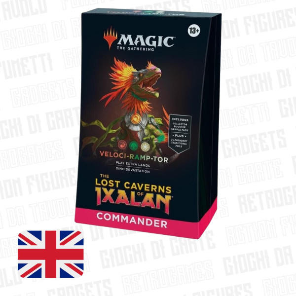 Magic: the Gathering | Caverne Perdute di Ixalan | Commander Deck Velociramptor