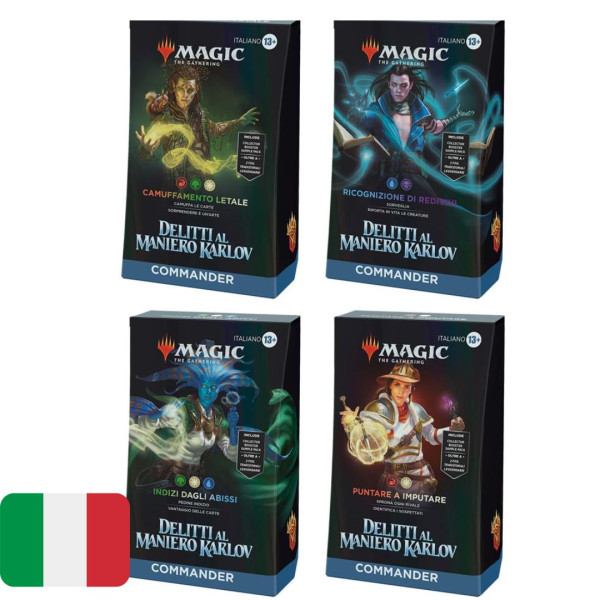 Magic: the Gathering | Delitti al Maniero Karlov | Commander Deck Ita