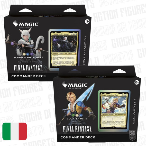 Magic: The Gathering | Final Fantasy | Commander Deck Scions & Spellcraft/Counter Blitz Ita
