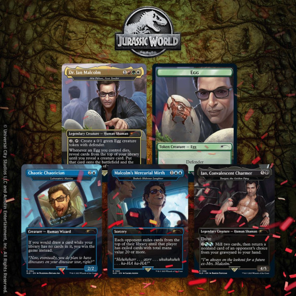 Magic: the Gathering | Secret Lair x Jurassic World Drop Series | Dr. Ian Malcolm Eng