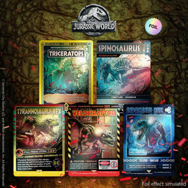 Magic: the Gathering | Secret Lair x Jurassic World Drop Series | Life Breaks Free (Rainbow Foil Edition) Eng