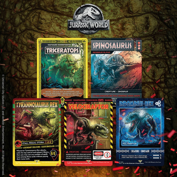 Magic: the Gathering | Secret Lair x Jurassic World Drop Series | Life Breaks Free Eng