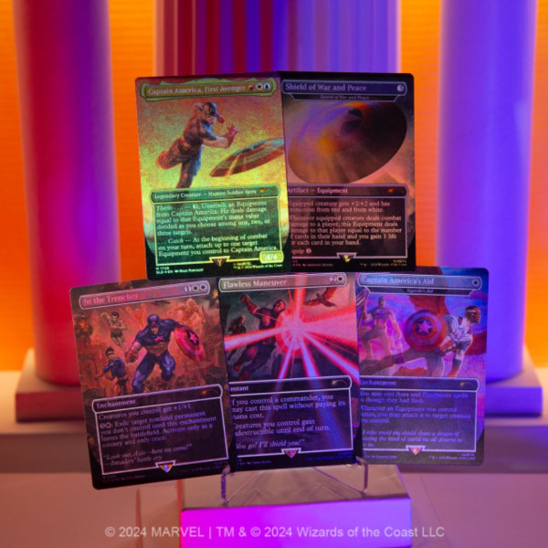 Magic: the Gathering | Secret Lair x Marvel Drop Series | Captain America (Rainbow Foil Edition) Eng