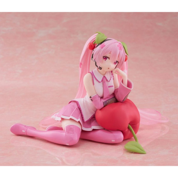 Taito | Hatsune Miku | Desktop Cute | Hatsune Miku Cherry Cushion Ver. 13cm