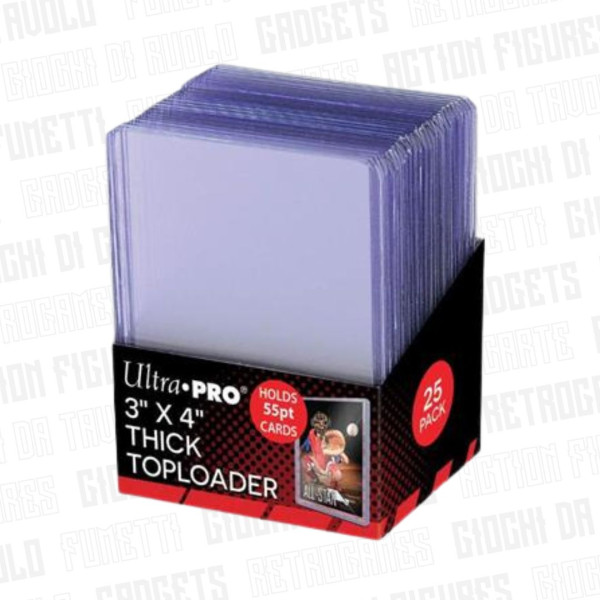 Ultra Pro | Toploader | 3'' X 4'' Clear Thick (25 Pz)
