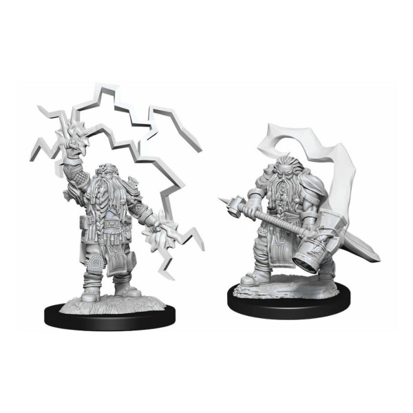 WizKids | Nolzur's Marvelous Miniature | Dwarf Cleric Male