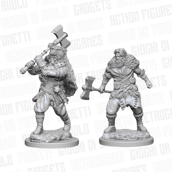 WizKids | Nolzur's Marvelous Miniature | Human Male Barbarian