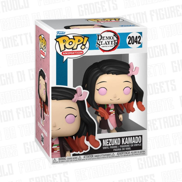 Funko Pop Animation 2042 | Demon Slayer | Nezuko Kamado (Human) 9 Cm
