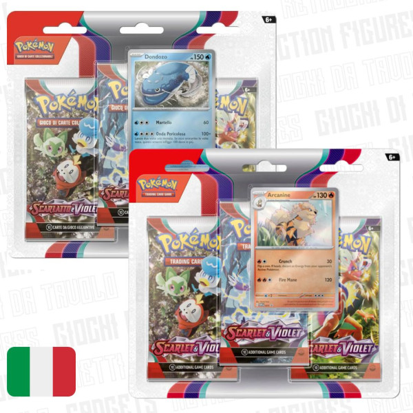 Pokémon | Scarlatto e Violetto | Blister (3 Buste) Ita