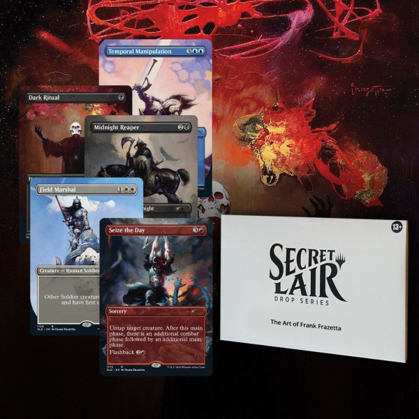 Magic The Gathering | Secret Lair Drop Series: December Superdrop 2022: The Art of Frank Frazetta