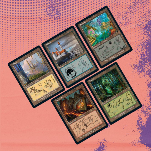 Magic The Gathering | Secret Lair Drop Series: October Superdrop 2022: Secret Lair x Post Malone: The Lands Traditional Foil Ed