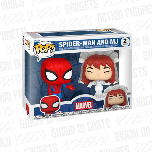 Funko Pop! | Marvel | Superhero Couple Spider-Man & Mary Jane