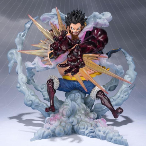 Bandai Tamashii Nations | One Piece | Figuarts Zero | Monkey D. Luffy Gear 4 Leo Bazooka Reissue 18 cm