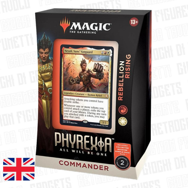 Magic: the Gathering | Phyrexia: Tutto Diverrà Uno | Commander Deck Rebellion Rising Eng