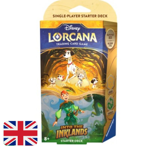 Lorcana | Nelle Terre d'Inchiostro | Starter Deck | Amber/Emerald Eng